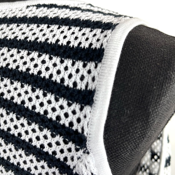 Rag & Bone Black White Crochet Cold Shoulder Top L - Picture 7 of 14